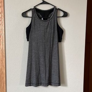 Lululemon tank with built in sports bra size 8